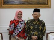 Sekjen ADEKSI Anna Morinda Silaturahmi Ke Wakil Presiden RI