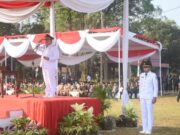Wabup Azwar Hadi Menjadi Inspektur Upacara Peringatan HUT RI Ke 78 Kabupaten Lampung Timur