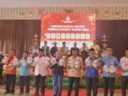 Walikota Wahdi Hadiri Kirab Pemilu Kota Metro Tahun 2024