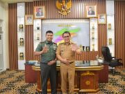 Silaturahmi Dengan Walikota Metro, Dandim 0411/KM Bahas Antisipasi Dampak Kekeringan El Nino
