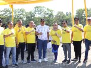 Pemkab Lampung Tengah Mengadakan Senam Sehat Bersama Bank Lampung