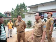 Guna Mengetahui Proses Pembangunan di Metro Utara, Walikota Metro dan Rombongan Lakukan Monitoring
