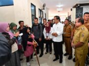 Presiden Jokowi Tinjau Fasilitas dan Pelayanan Kesehatan di RSUD Bob Bazar di Lampung Selatan