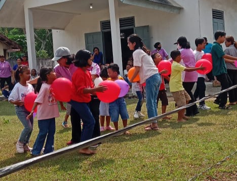 Rangkaian Perlombaan Meriahkan Pesta Nama Pelindung Gereja Stasi St. Maria Batanghari Lampung Timur