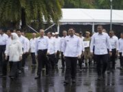 Hujan di Jakarta Tidak Kendurkan Semangat Bambang-Rafieq Ikuti Gladi Bersih