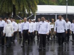 Hujan di Jakarta Tidak Kendurkan Semangat Bambang-Rafieq Ikuti Gladi Bersih